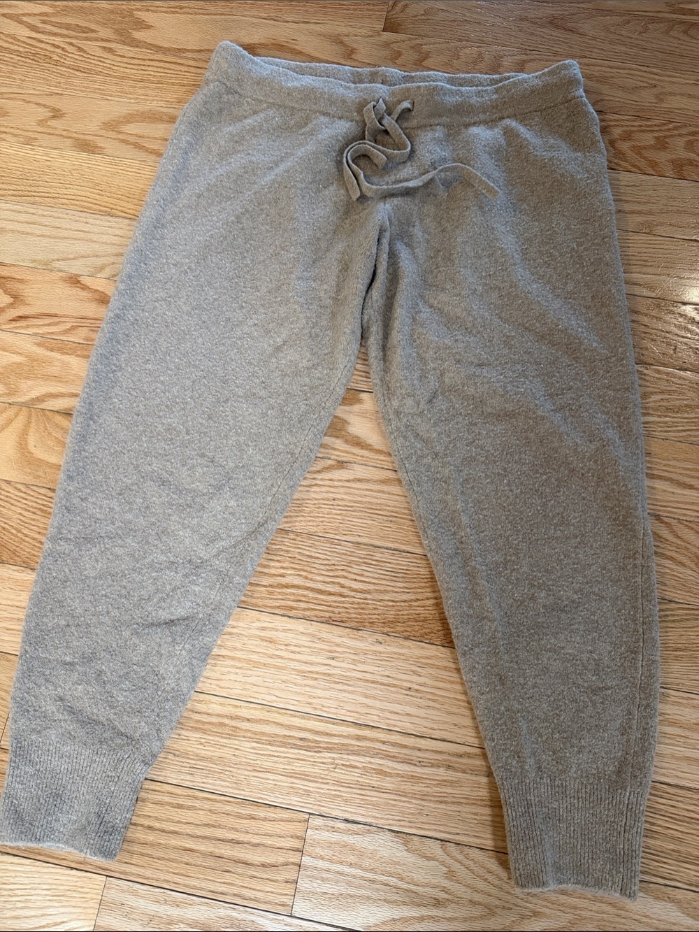 JCrew Cozy Knit Jogger Pajama Pants - Khaki